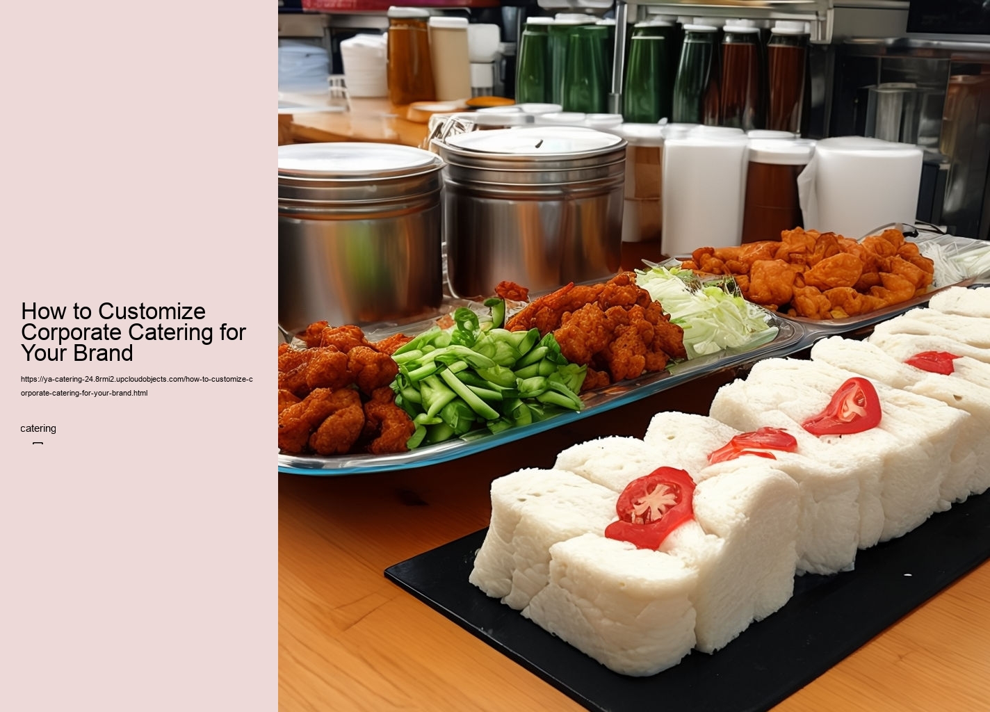 How to Customize Corporate Catering for Your Brand